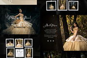 Debutant Birthday Canva Landing Page, a Landing Page Template by Kromatic Design Studio (Thumbnail 1 of 20)