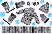Winter KNITWEAR, a Decorative Illustration by Baksiabat (Thumbnail 3 of 6)