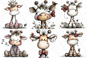 Cute Funny Giraffe - Whimsical Clipa, an Illustration by DreamPrint404 (Thumbnail 2 of 5)
