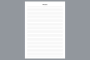 Generic Notes Planning Pages Planner, a Stationery Template by shahsoft (Thumbnail 2 of 4)