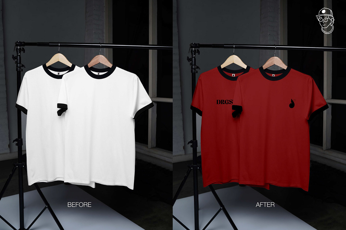 ESSENTIALS T-SHIRT MOCKUPS BRAND, a Shirt Mockup by made_by_nope (Photo 10 of 10)