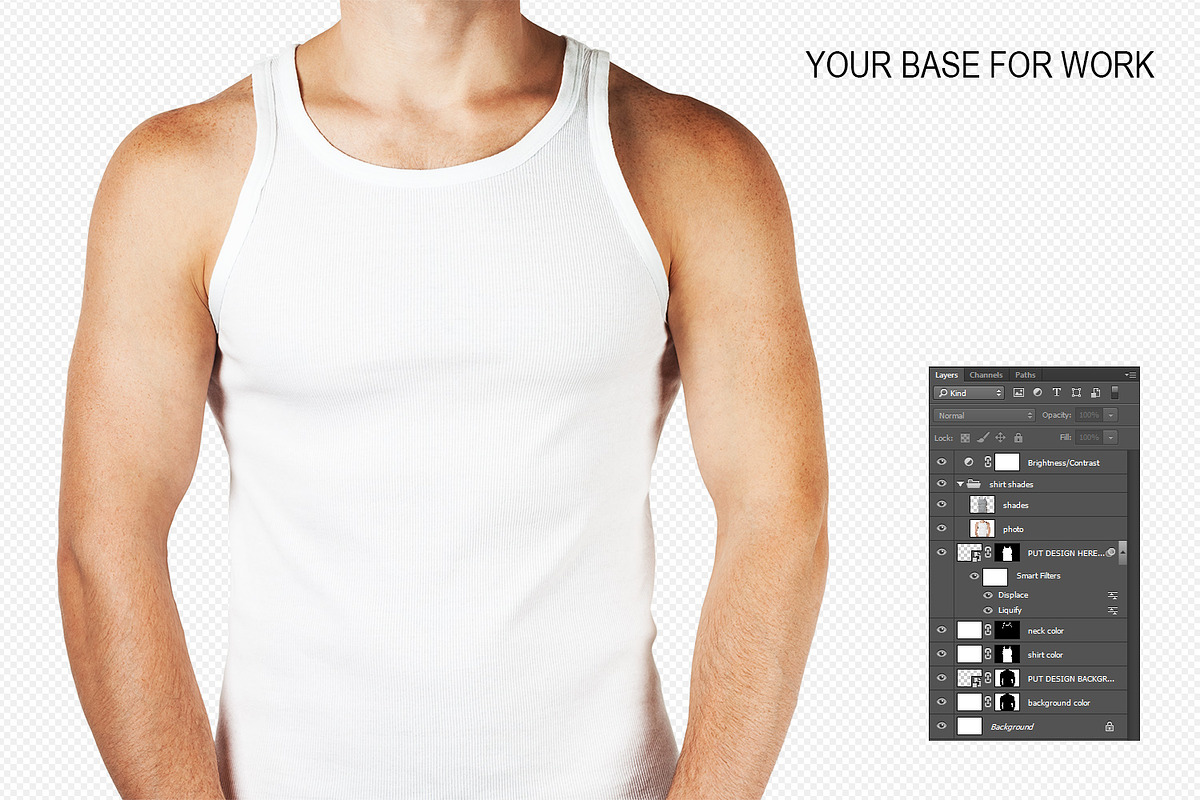 Men's Tank Top Mock-Up, a Shirt Mockup by RM_design (Photo 2 of 2)