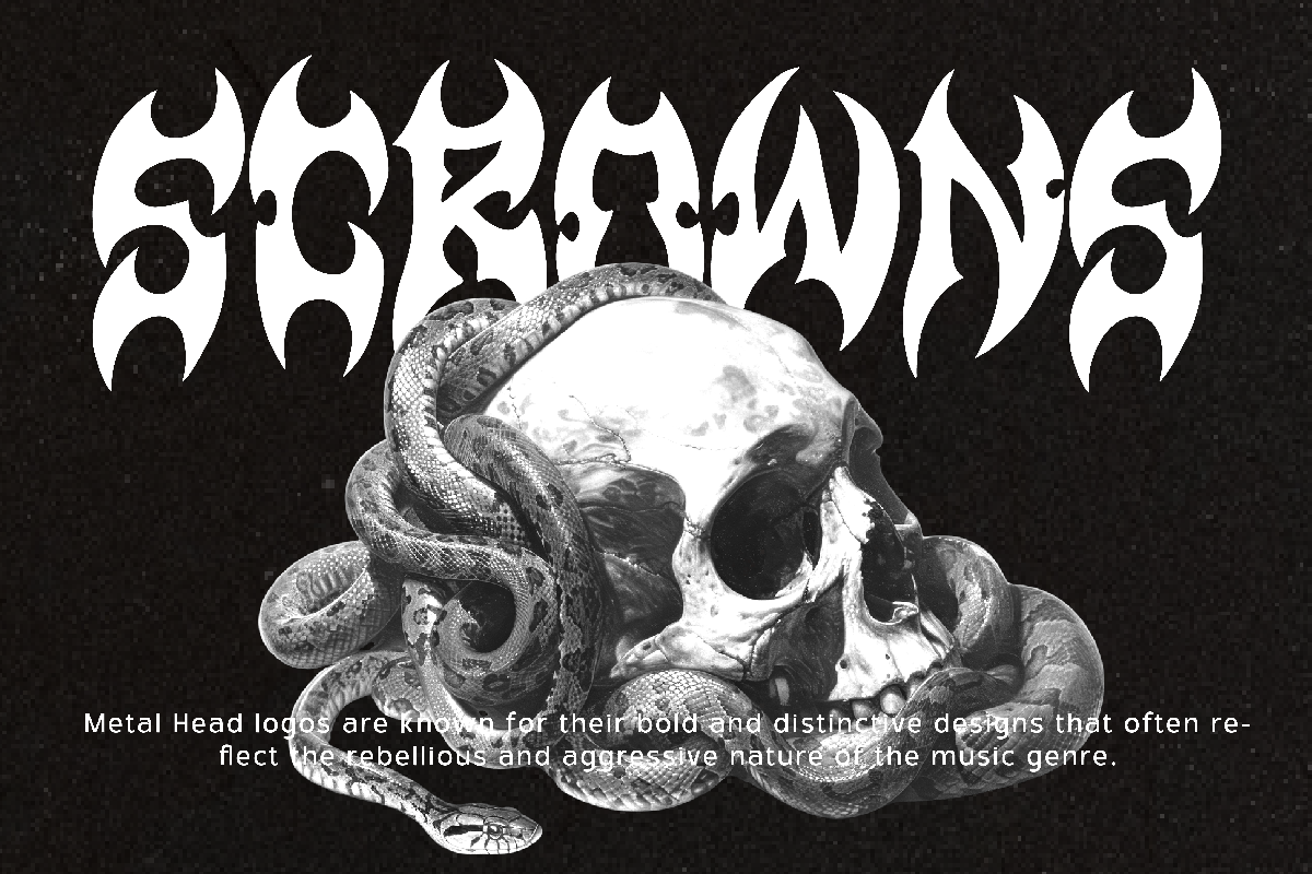 Rexover Aggressive Hardcore Font, a Blackletter Font by Ronny Studio (Photo 2 of 9)