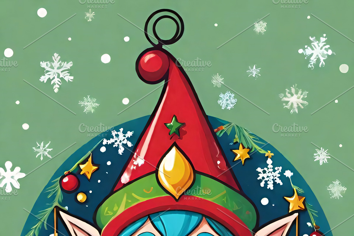 Jolly Christmas Elves Bundle, an Illustration by ETARA by Mea Hau (Photo 3 of 7)