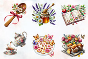 springtime cooking clipart, an Illustration by RobertsArt (Thumbnail 2 of 7)