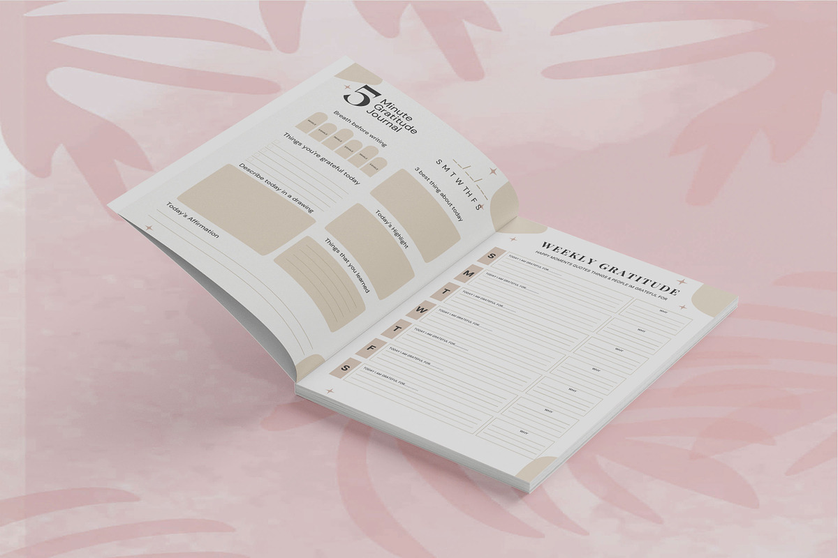 Dream Life Self-Care Journal, a Design Template by Book2bees (Photo 2 of 4)