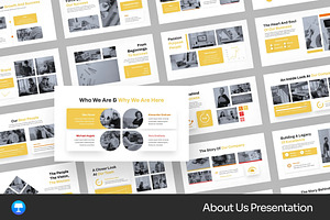 About Us Keynote Templates, a Presentation Template by Fit-tee