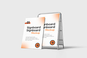 Signboard Mockup, an Advertising Mockup by AndikaGraphic (Thumbnail 3 of 6)