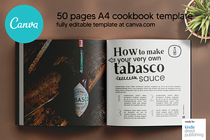 Mexican Recipes Canva Template Squar