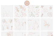 Botanical Bundle watercolor flowers, a Texture Graphic by Anna Sokol (Thumbnail 66 of 89)