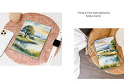 Watercolor Lake Landscapes Set 1, a Decorative Illustration by Kat's Artful Creations (Thumbnail 9 of 10)