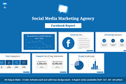 Facebook Report Keynote Template, a Presentation Template by SlideBunny (Thumbnail 1 of 11)