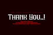 Scary Books - Horror Font, a Slab Serif Font by Iqsiart Studio (Thumbnail 6 of 7)