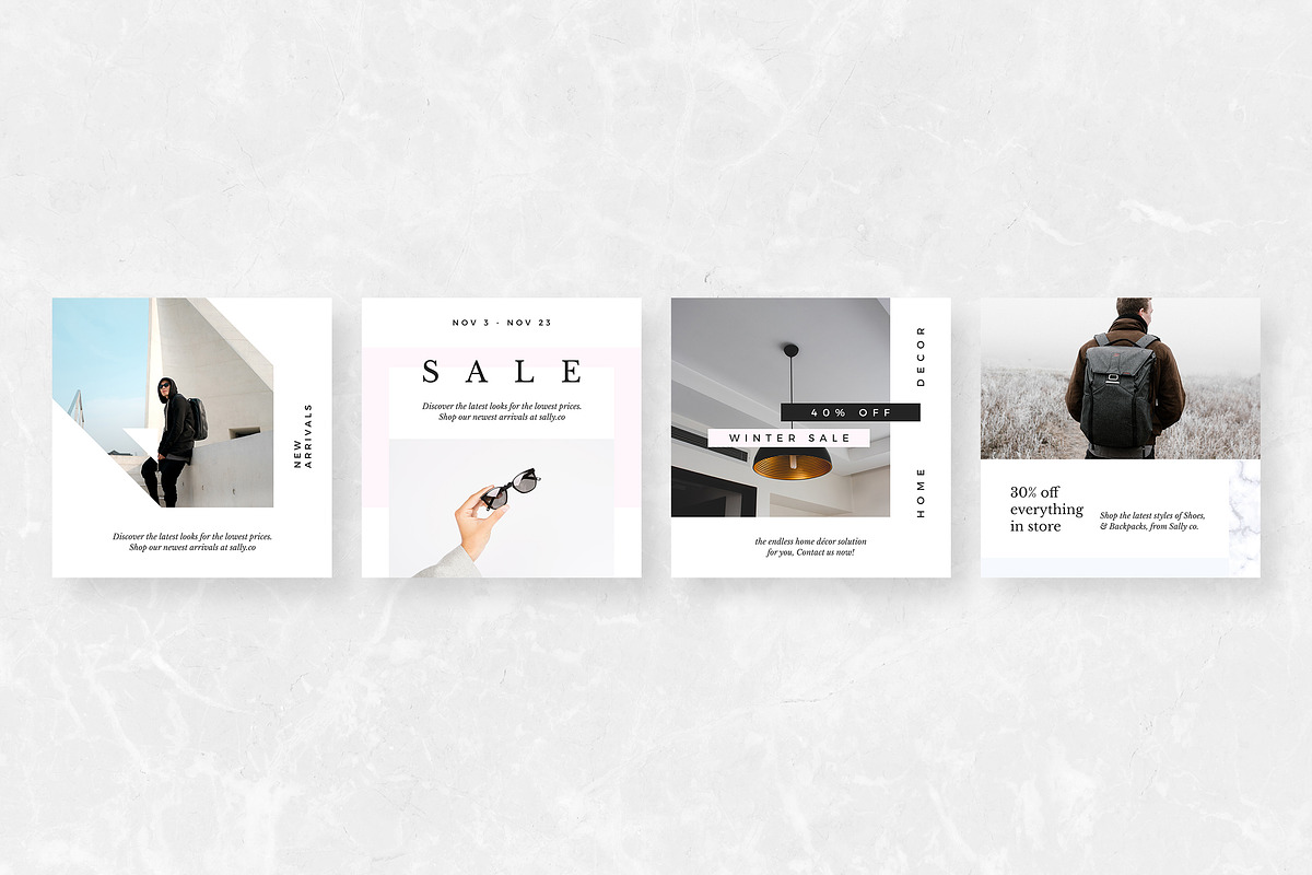 Hazel Instagram Pack, a Social Media Template by Crevo Studio (Photo 6 of 13)