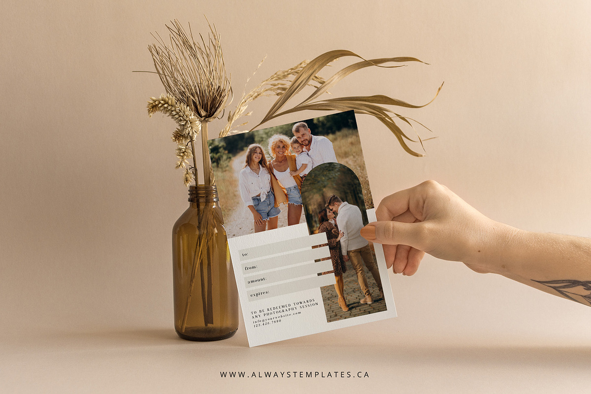 Photography Gift Certificate GIC011, a Templates & Theme by Always Templates (Photo 2 of 3)