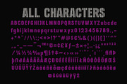 Arnel Slitscan, a Sans Serif Font by Craft Supply Co. (Thumbnail 8 of 8)