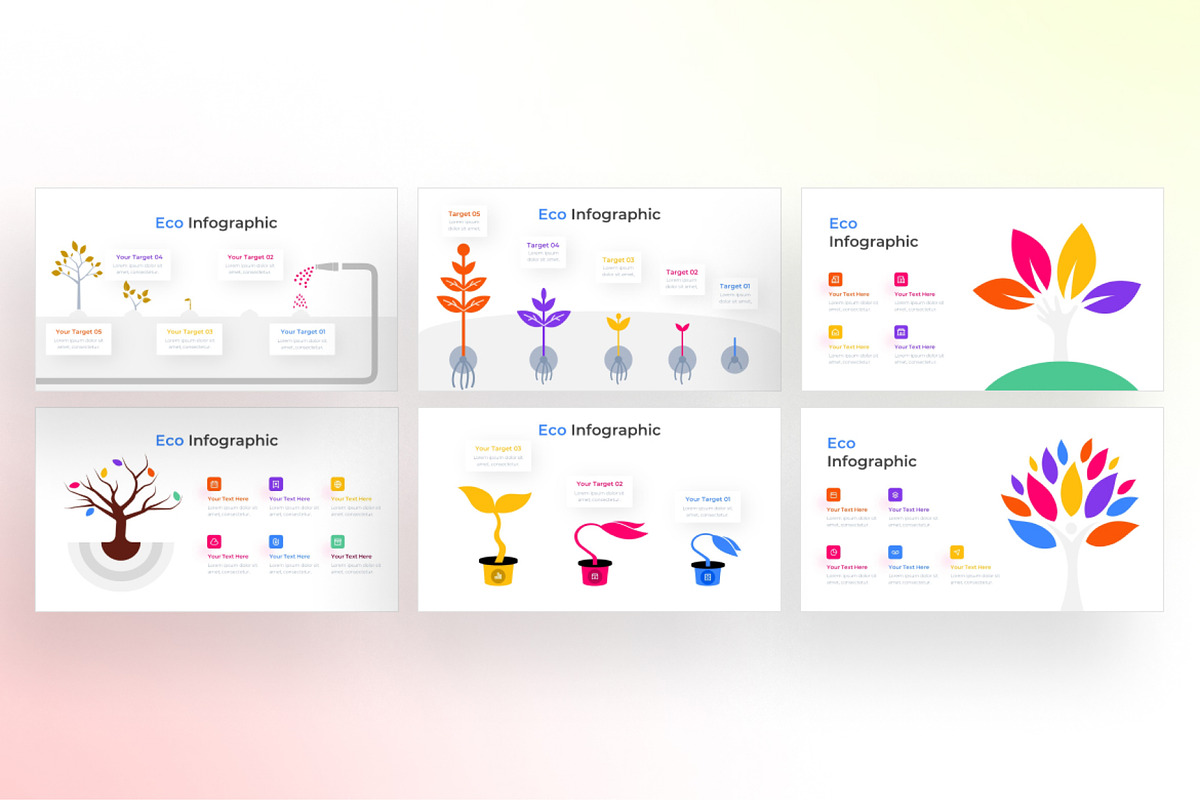 Eco PowerPoint Infographic Template, a Presentation Template by Digitcase x Wealthwells (Photo 2 of 4)