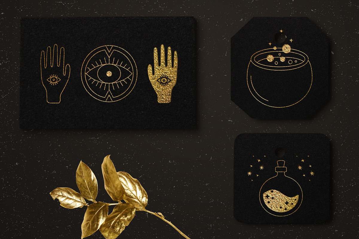 30 Magical Symbols | SVG, PNG & EPS, an Illustration by Oh so Lively (Photo 3 of 4)
