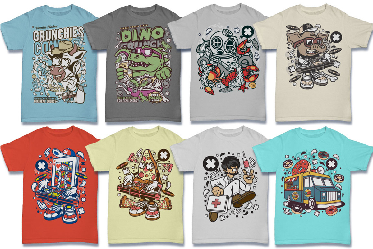 Cartoon Vector 6 Design Bundle, an Illustration by roach_graphic (Photo 9 of 29)