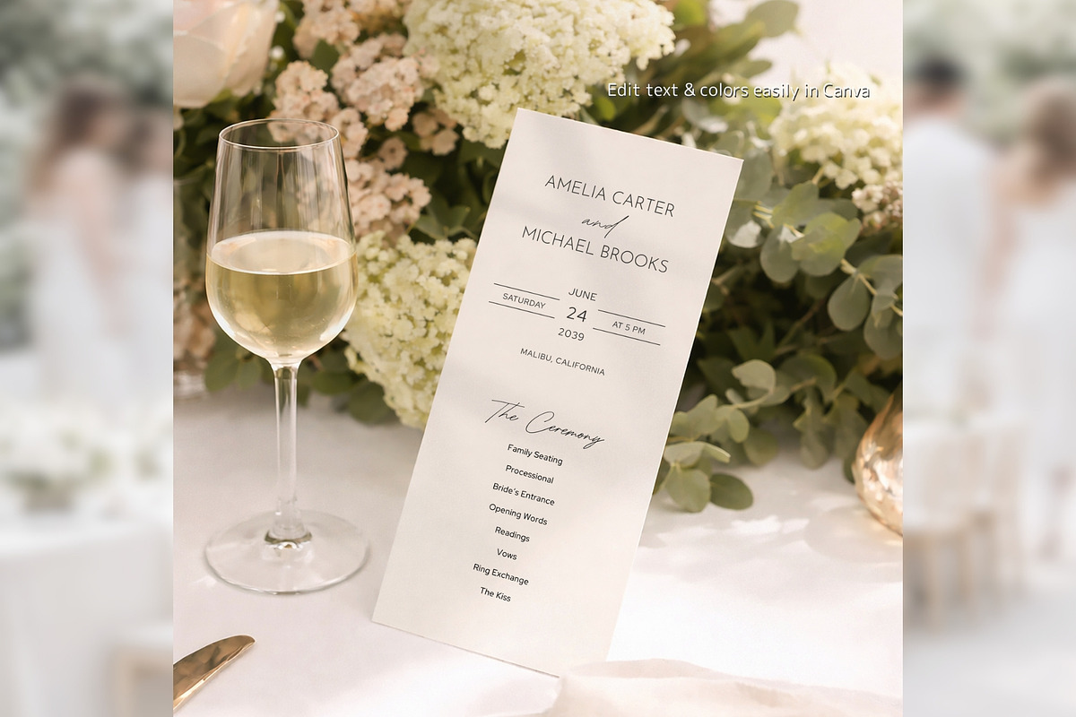 Modern Elegant Program Canva bd009, a Card Template by TyphoonStudio (Photo 5 of 10)