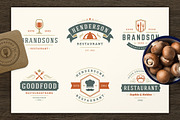 Restaurant Logos & Badges Bundle, a Branding & Logo Template by Vasya Kobelev (Thumbnail 18 of 54)