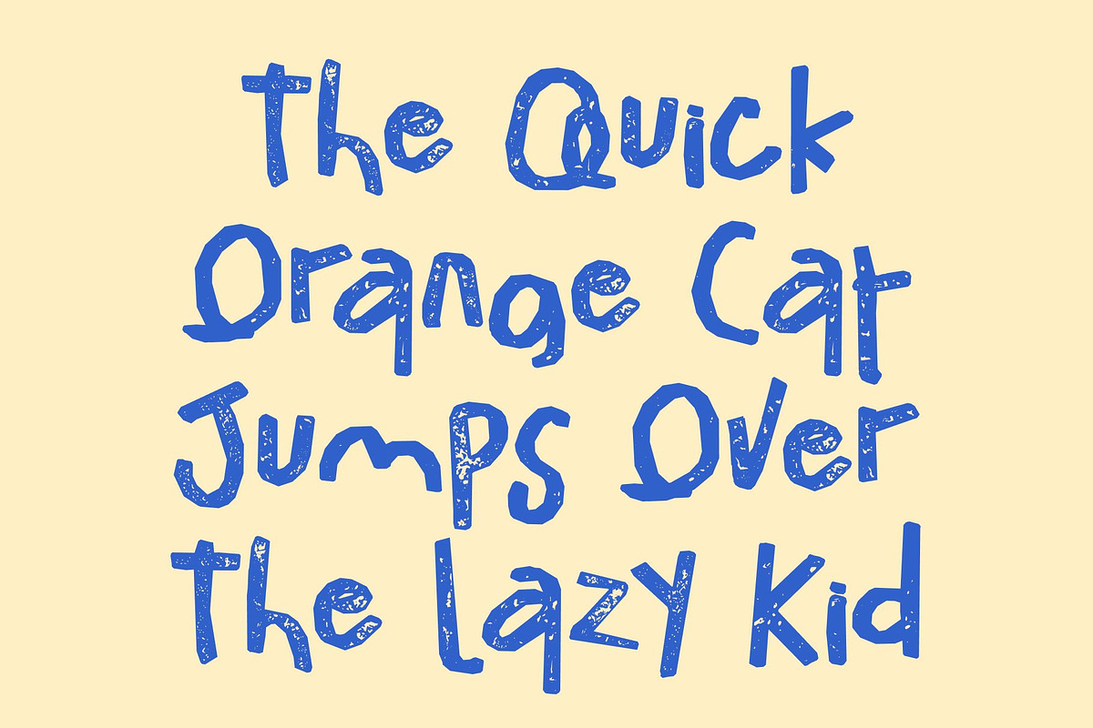CS Raving Stamp, a Handwritten Font by Craft Supply Co. (Photo 5 of 8)