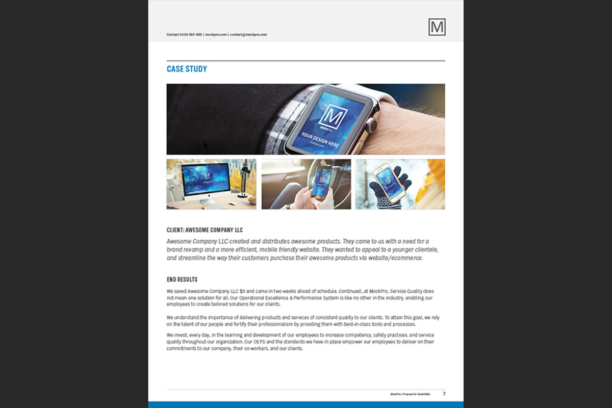 Simple Proposal Template Indesign, a Stationery Template by Shop Mockpro (Photo 9 of 20)