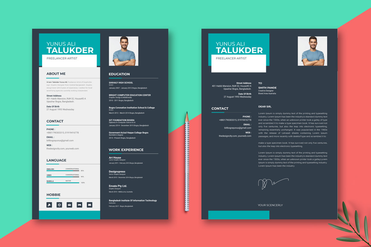 Professional Resume Template, a Resume Template by BrandlyTemplate