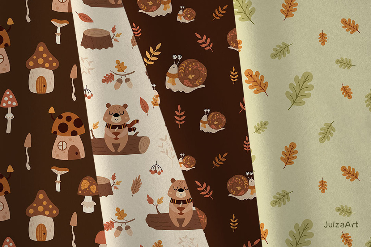 Autumn animals collection, a Seasonal Illustration by JulzaArt (Photo 9 of 11)