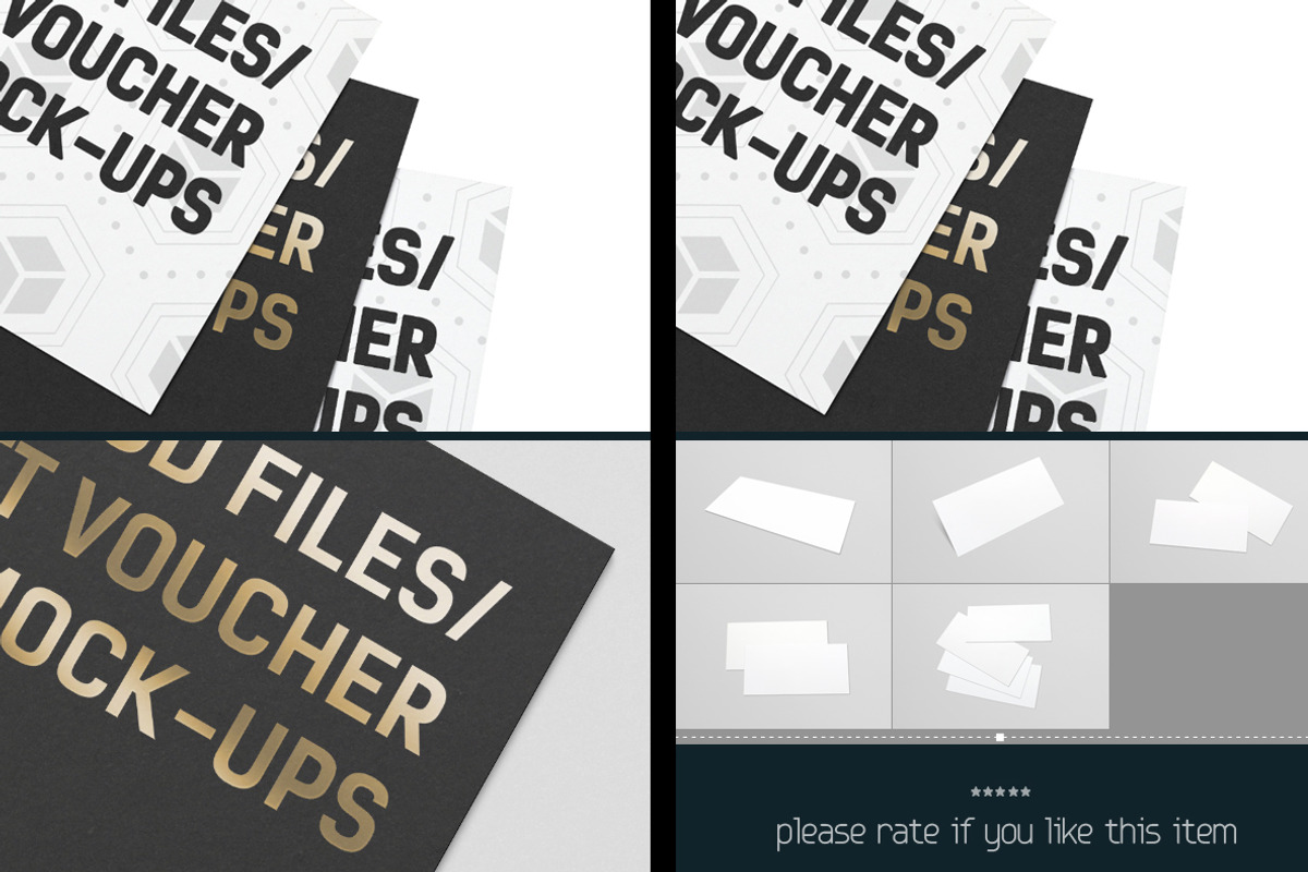 Gift Voucher Muck-Ups, a Print Template by resumetemplathttps://d3es (Photo 8 of 8)