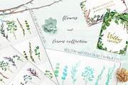 The Melancholy - flowers and leaves, an Illustration by Gluiki (Thumbnail 2 of 6)