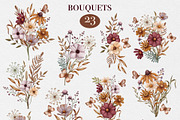 Autumn Meadow Watercolor Collection, a Seasonal Illustration by DiashaArt (Thumbnail 5 of 10)