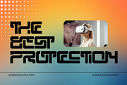 Science Existed - Futuristic Font, a Sans Serif Font by 177Studio (Thumbnail 6 of 8)