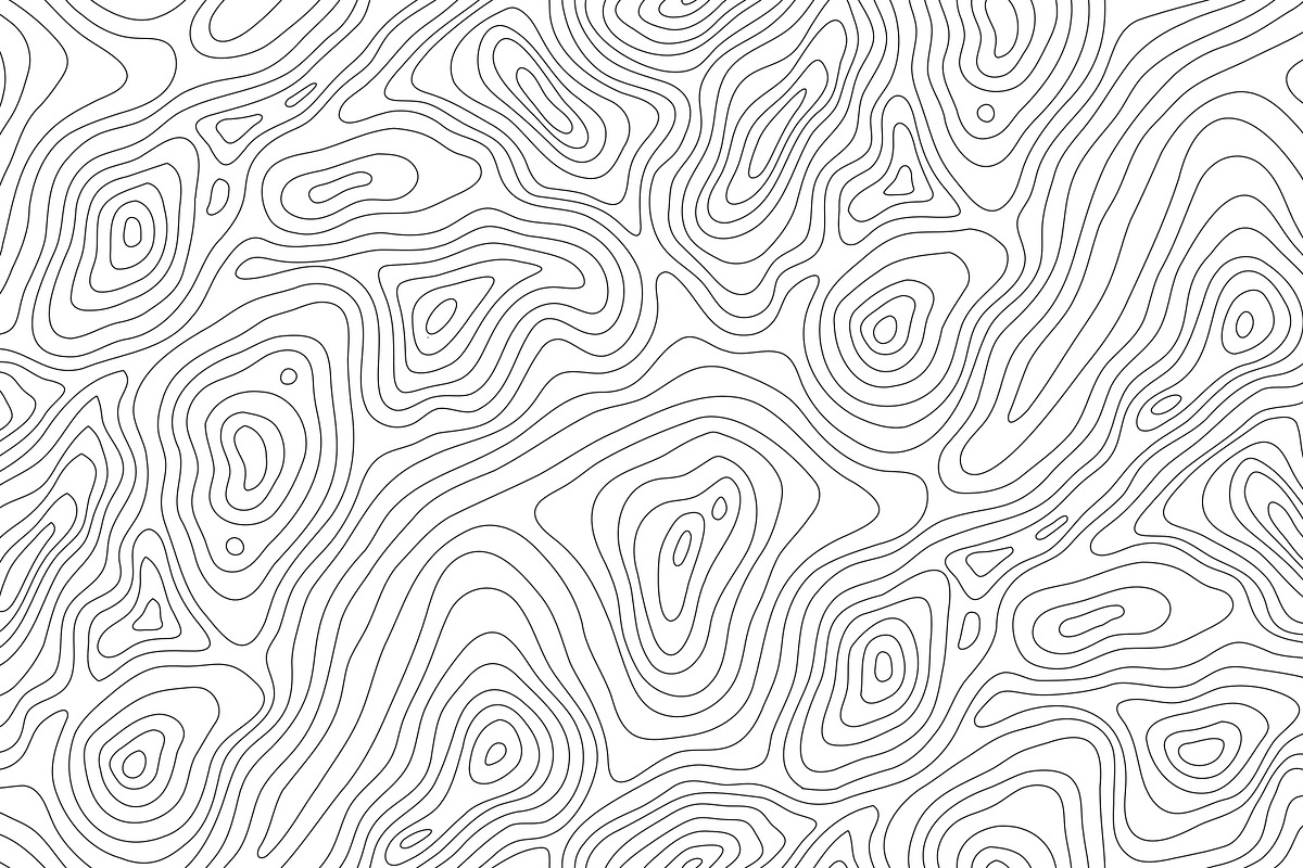 Seamless vector topographic map, a Texture Illustration by RDShop (Photo 1 of 2)