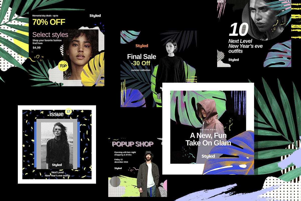 Styled Social Media Kit, a Social Media Template by Amirzhanuly (Photo 8 of 14)