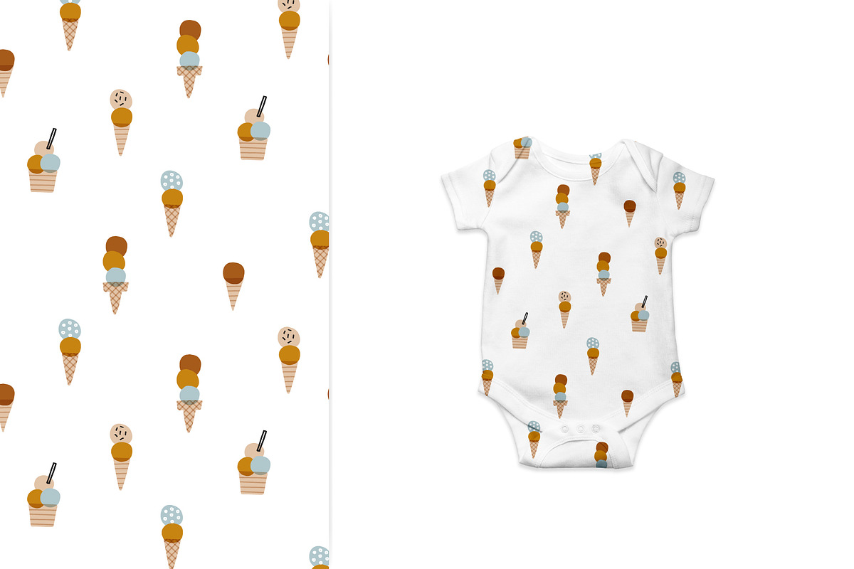 Ice cream van, a Pattern Graphic by Olena Kuznietsova (Photo 5 of 12)