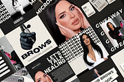 Microblading Instagram Templates, a Social Media Template by Design Driven Media (Thumbnail 1 of 7)