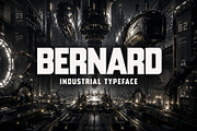 Bernard - Industrial Typeface, a Sans Serif Font by HipFonts (Thumbnail 1 of 8)