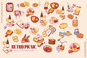 Retro Picnic & Affirmations Posters, a Food Illustration by nadispasibenko (Thumbnail 8 of 14)