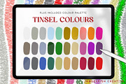 Tinsel Procreate Brush Set, a Brush Add-On by AngelfishCreative (Thumbnail 8 of 11)
