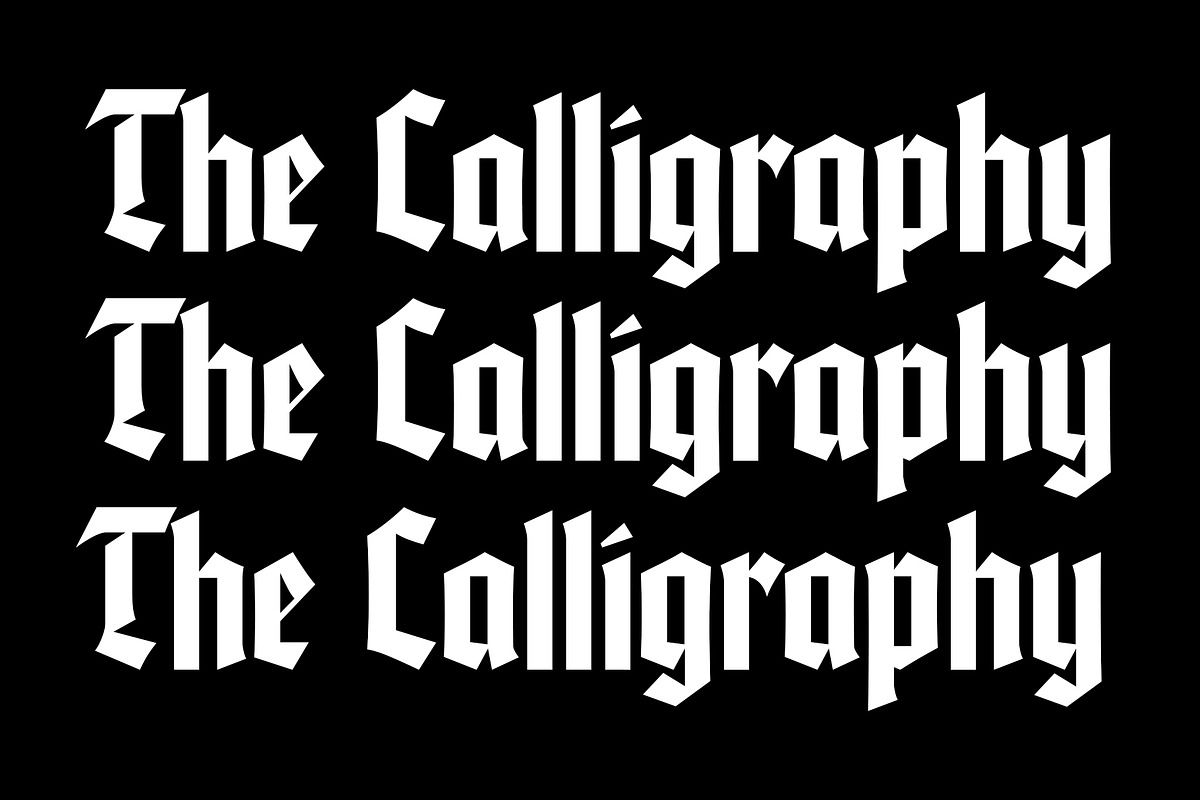 ED Smither - Blackletter typeface, a Blackletter Font by Emyself Design (Photo 10 of 10)