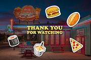 Stickers & pins Fast food, a Food Illustration by Onceli*art (Thumbnail 6 of 6)