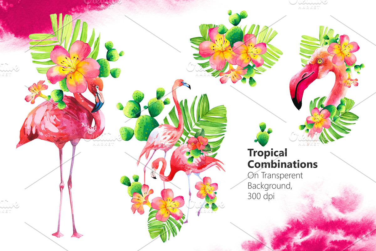 Hello, Flamingos!, a Graphic by Mona Monash (Photo 4 of 9)