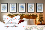 Floral winter bird illust.(handpaint, a Seasonal Illustration by Grandma's Lore (Thumbnail 7 of 12)