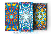 Mandala Vector Ornaments Bundle, a Decorative Illustration by pixaroma (Thumbnail 7 of 43)