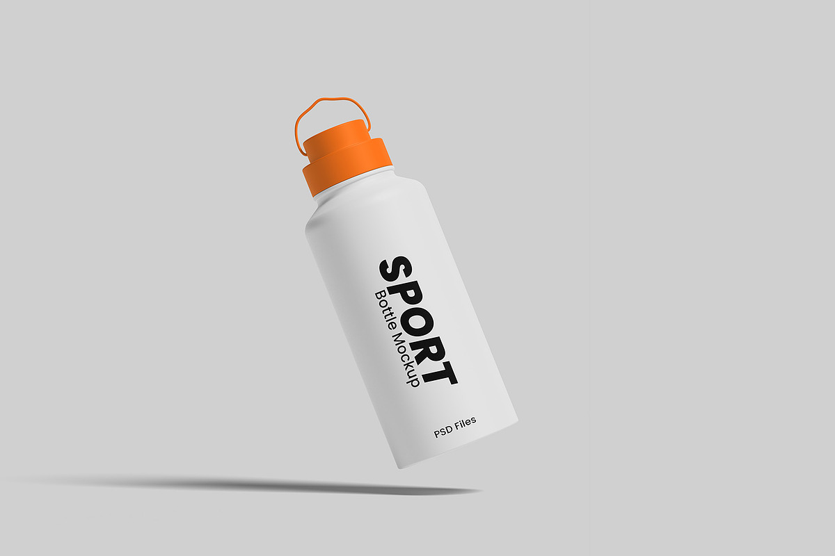 High Quality Sport Bottle Mockup, a Product Mockup by Graphicbars (Photo 3 of 6)
