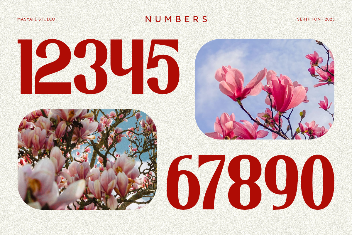 Magnolie - Vintage Serif Font, a Serif Font by Masyafi Studio (Photo 2 of 8)