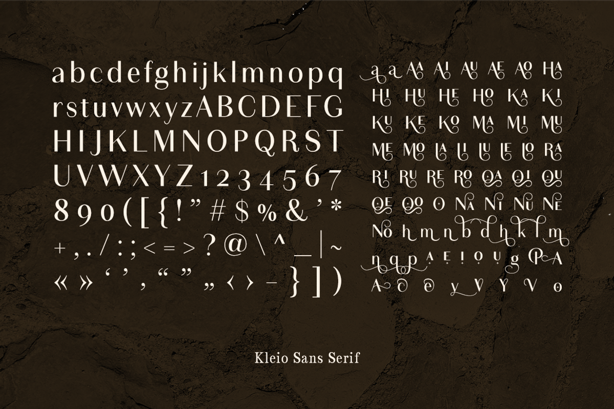 CF Kleio - Modern Elegant Sans, a Sans Serif Font by Indotype Foundry (Photo 2 of 10)