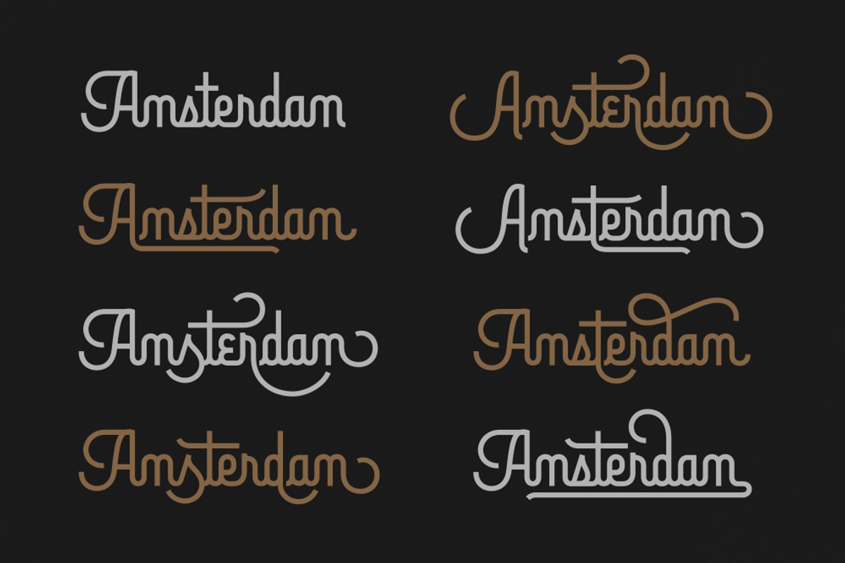 Brotherline - Logotype Font preview 8