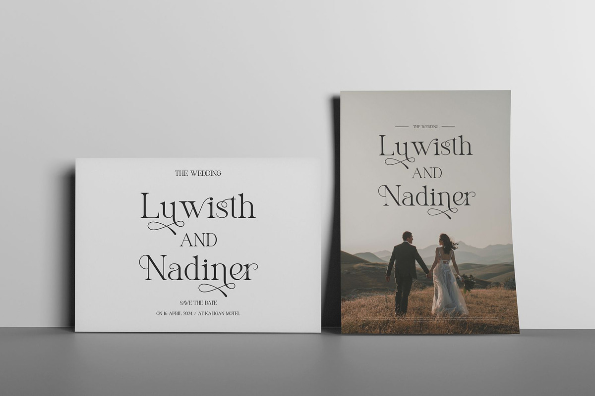 Maniefa || Elegant Serif Font, a Serif Font by Idea Studio (Photo 7 of 10)